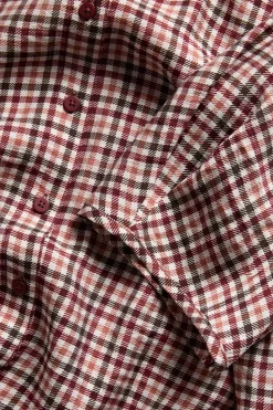 Ruudullinen viskoosisekoitepaita | Luonnonvalkoinen | Naiset | Kappahl