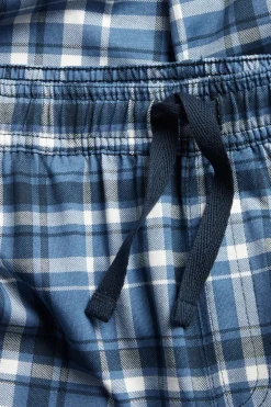 Ruudulliset jerseypyjamahousut | Sininen | Lapset | Kappahl