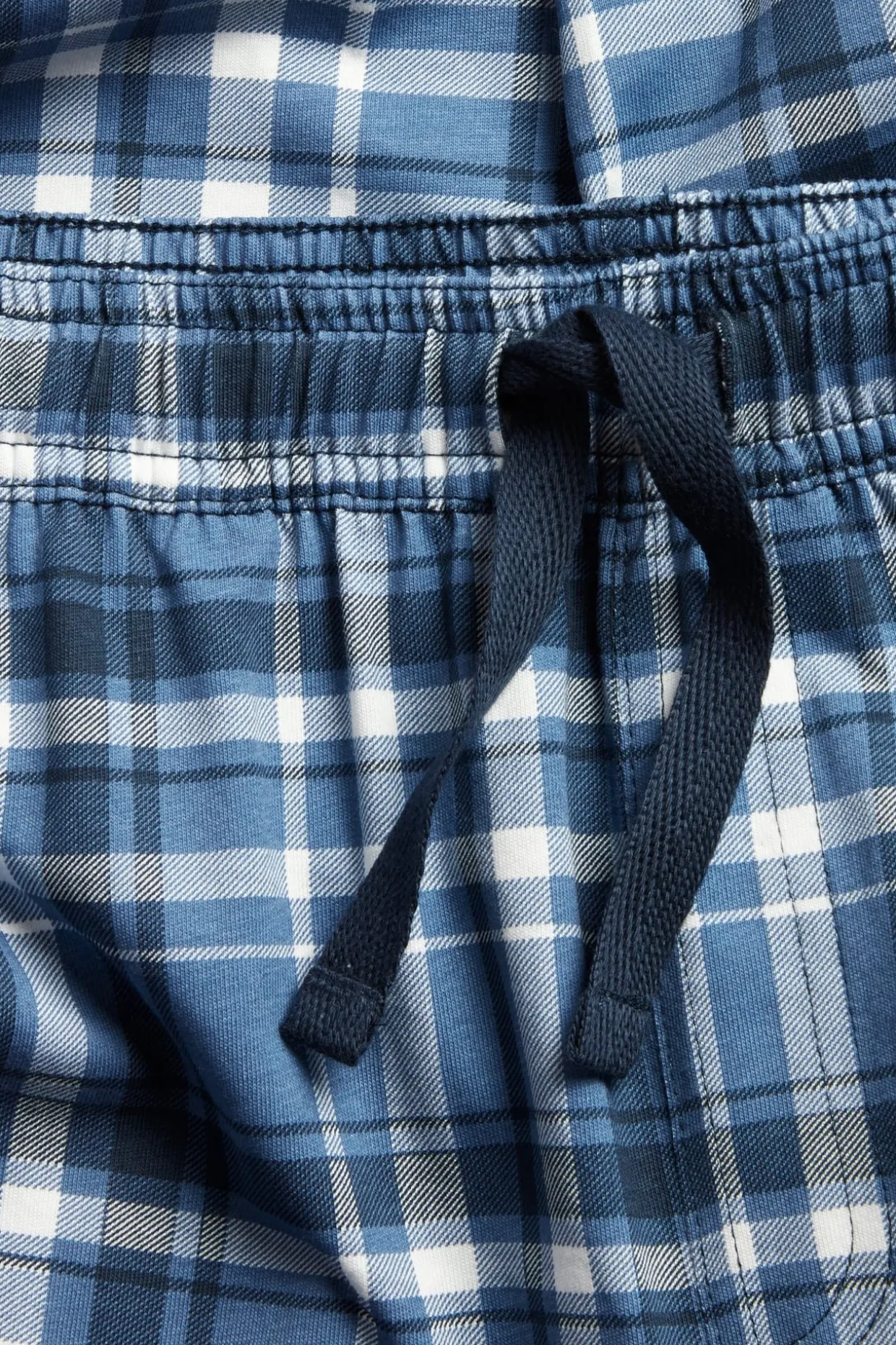 Ruudulliset jerseypyjamahousut | Sininen | Lapset | Kappahl