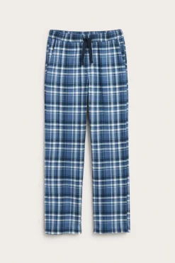 Ruudulliset jerseypyjamahousut | Sininen | Lapset | Kappahl