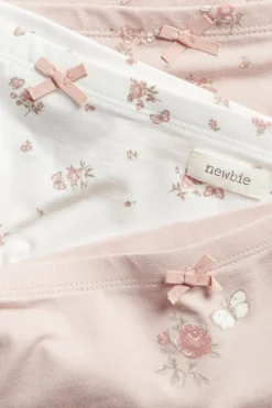 Ruusukuvioiset bokserit, 3 kpl:n pakkaus | Pinkki | Lapset | Newbie