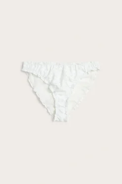 Röyhelösomisteinen bikinialaosa | Luonnonvalkoinen | Naiset | Kappahl