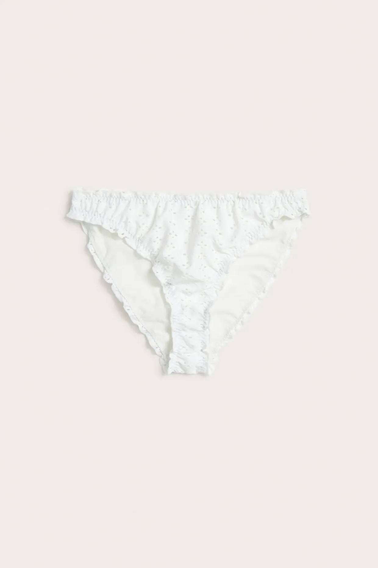 Röyhelösomisteinen bikinialaosa | Luonnonvalkoinen | Naiset | Kappahl