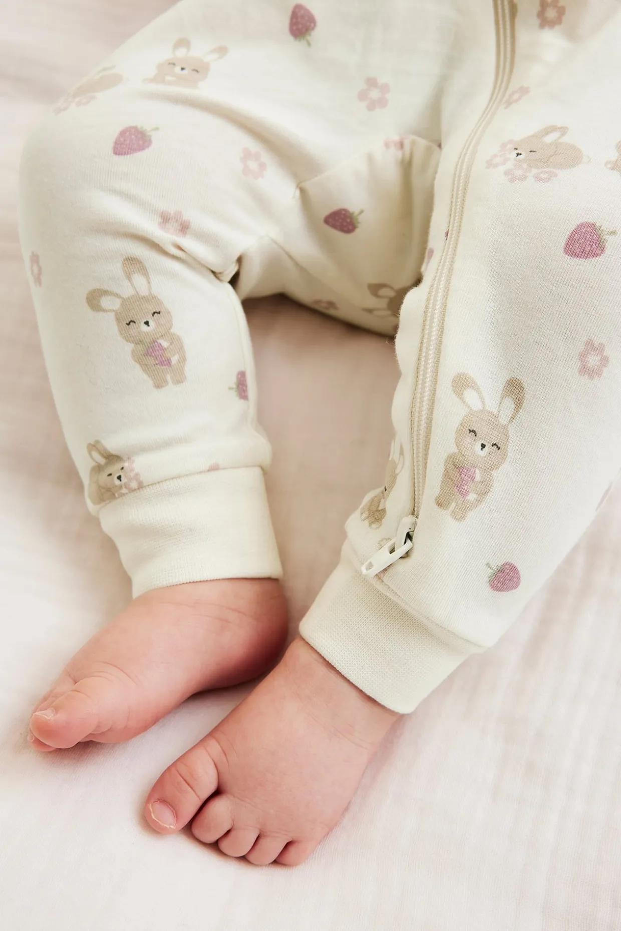 Röyhelösomisteiset pyjamat, 2-pack | Luonnonvalkoinen | Vauvat | Kappahl