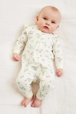 Röyhelösomisteiset pyjamat, 2-pack | Violetti | Vauvat | Kappahl