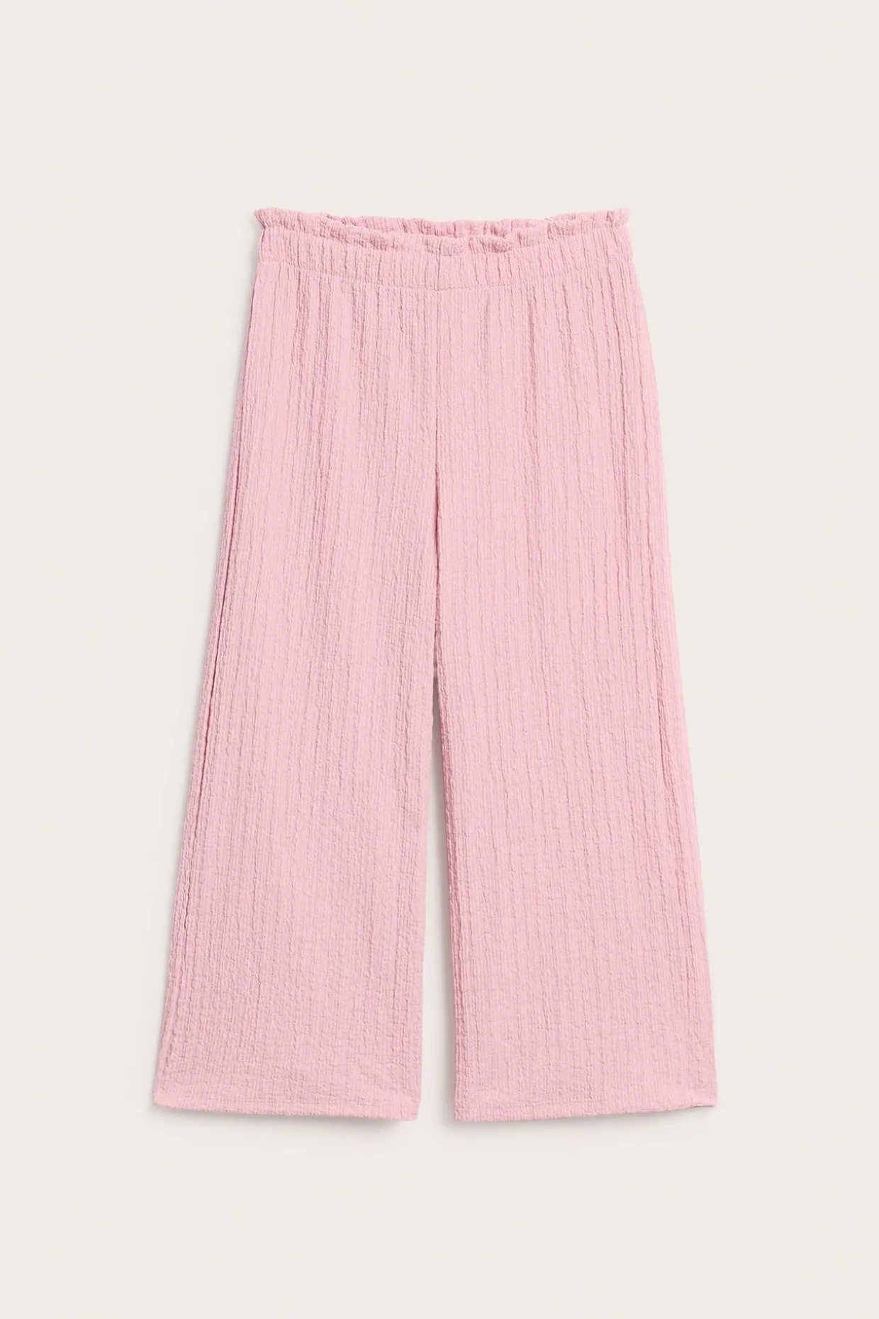 Rypytetyt culotte-housut | Vaaleanpunainen | Lapset | Kappahl
