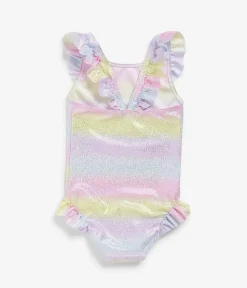 Sateenkaarenvärinen uimapuku | Pinkki | Lapset | Kappahl