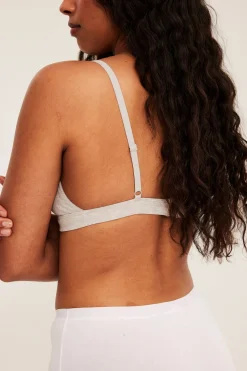Saumaton bralette | Meleerattu beige | Naiset | Kappahl