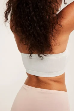 Saumattomat bandeau-rintaliivit | Valkoinen | Naiset | Kappahl