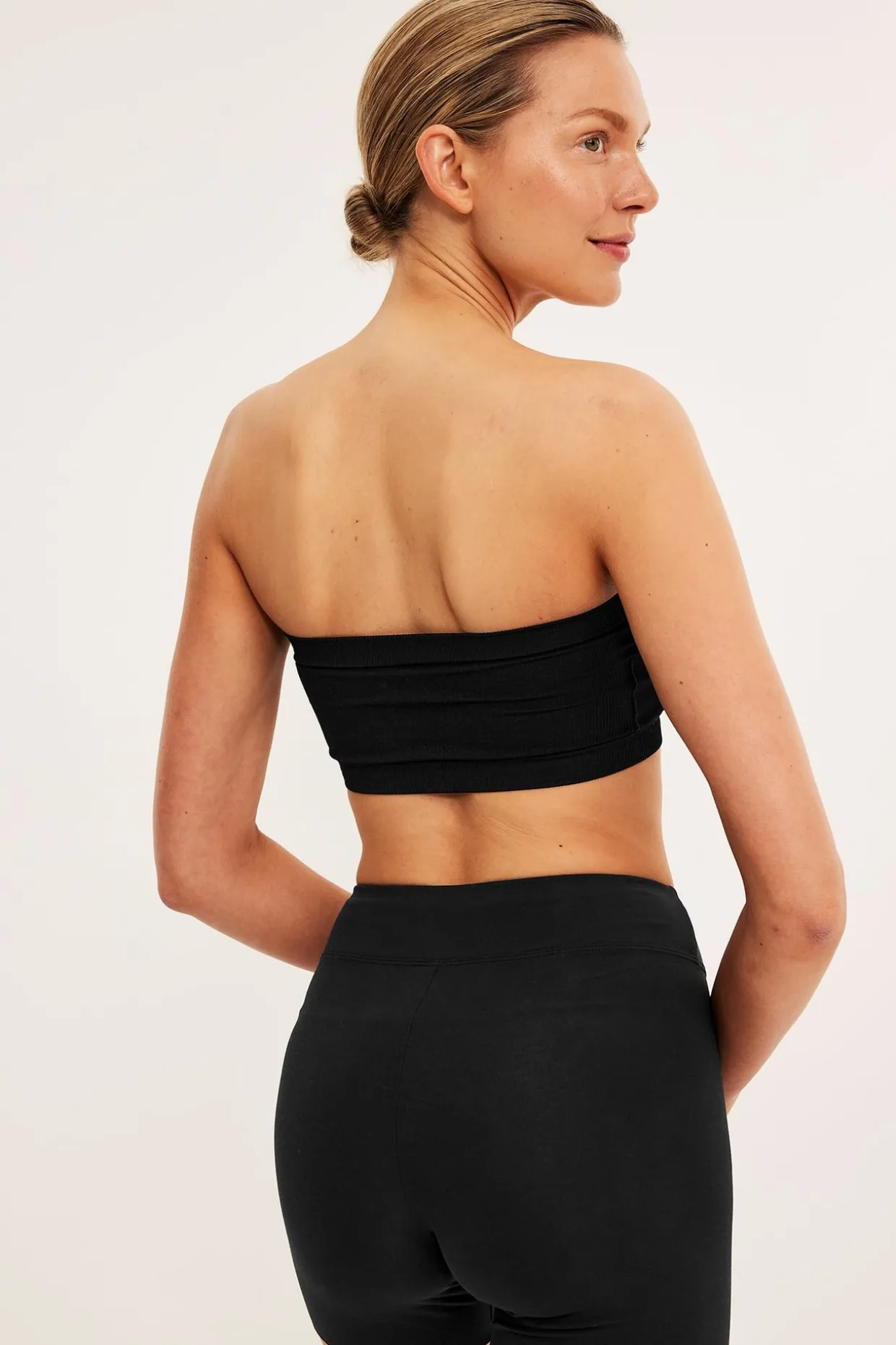 Saumattomat bandeau-rintaliivit | Musta | Naiset | Kappahl