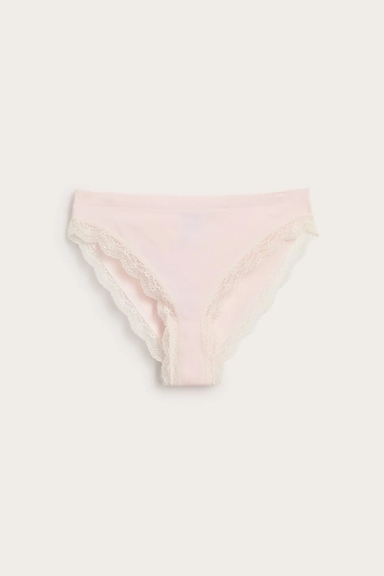Saumattomat brief-pikkuhousut pitsillä | Pinkki | Naiset | Kappahl