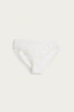 Saumattomat brief-pikkuhousut pitsillä | Luonnonvalkoinen | Naiset | Kappahl