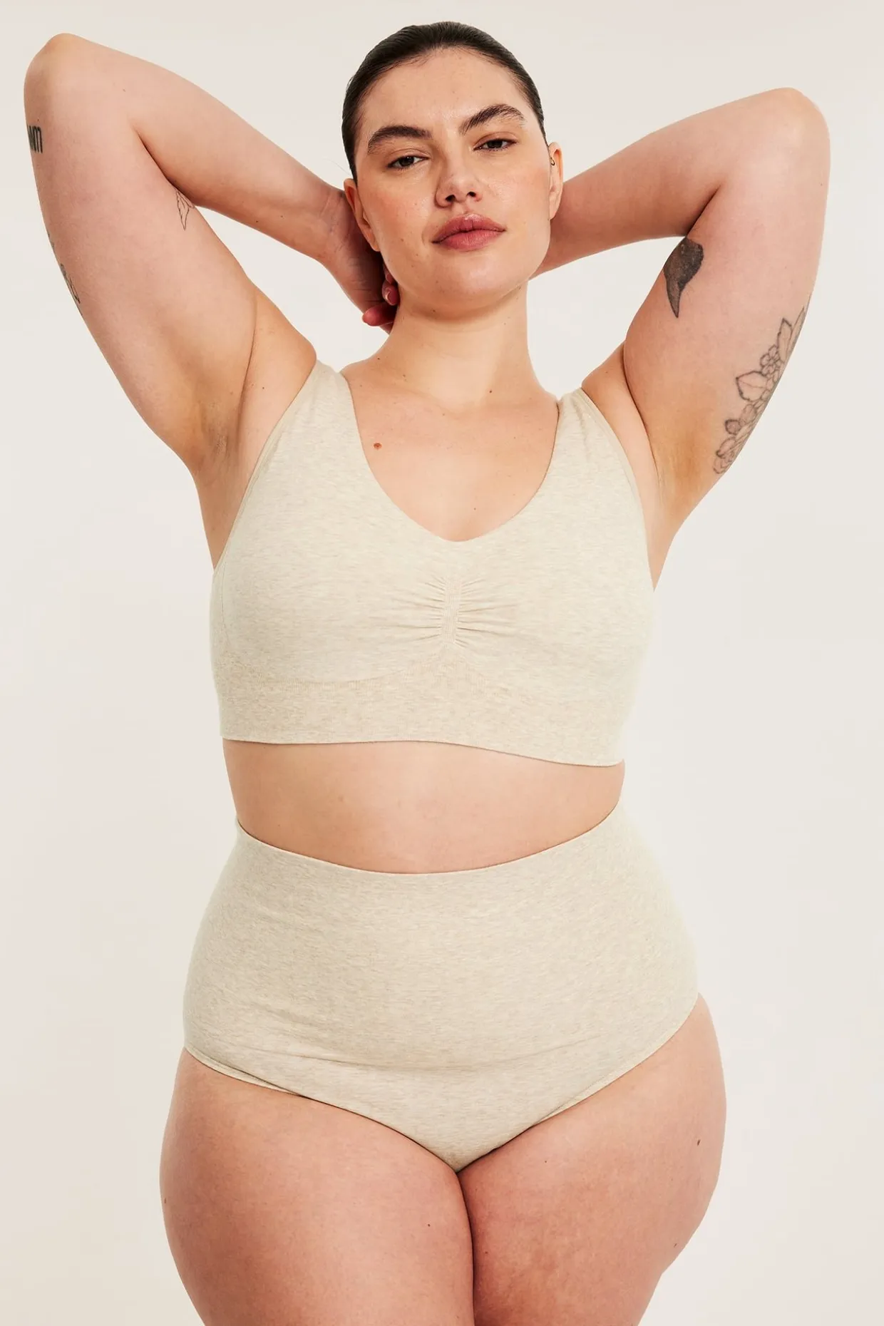 Saumattomat rintaliivit | Beige | Naiset | Kappahl