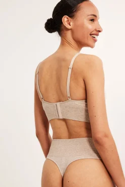Saumattomat stringit | Meleerattu beige | Naiset | Kappahl