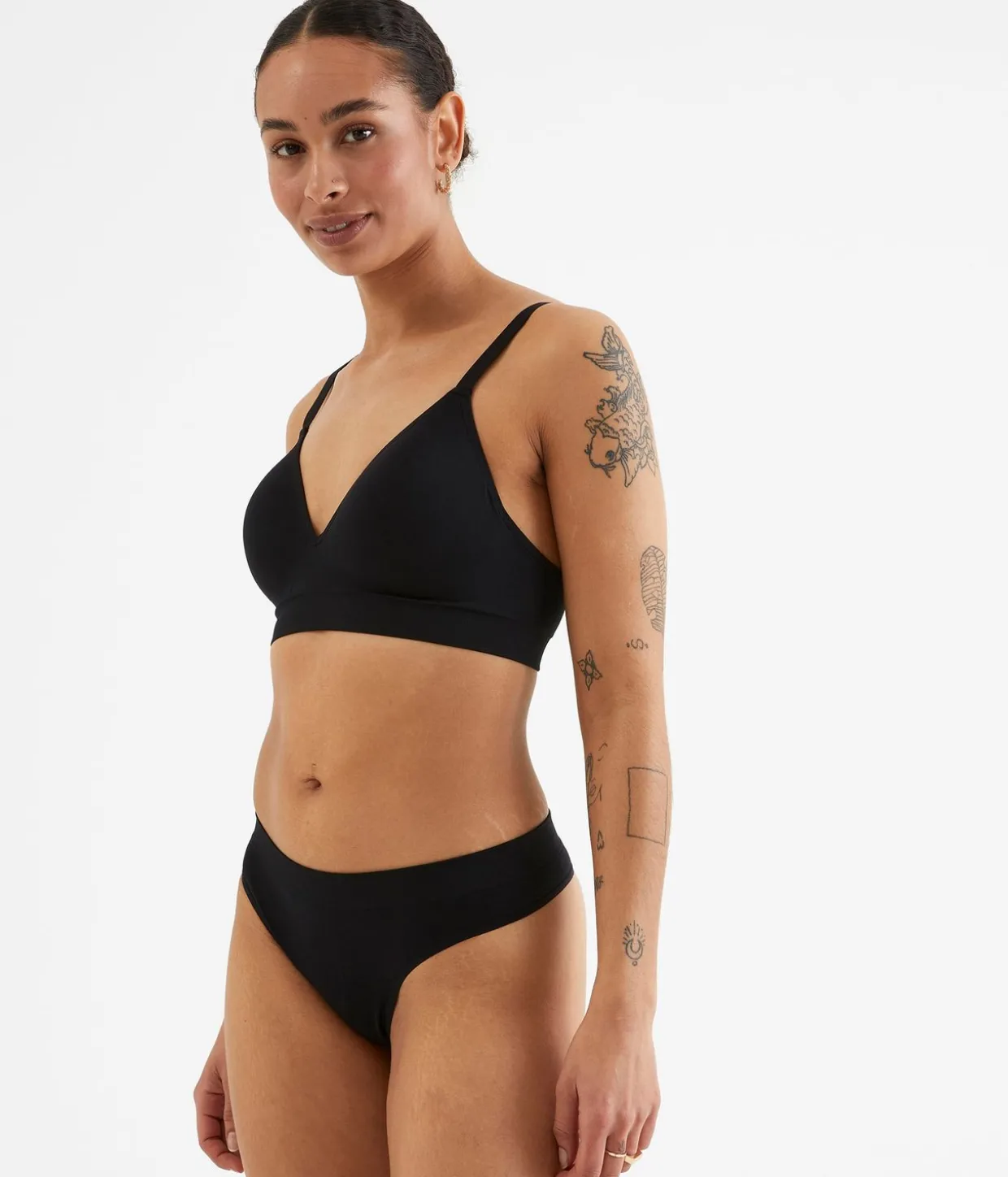 Seamless stringit | Musta | Naiset | Kappahl