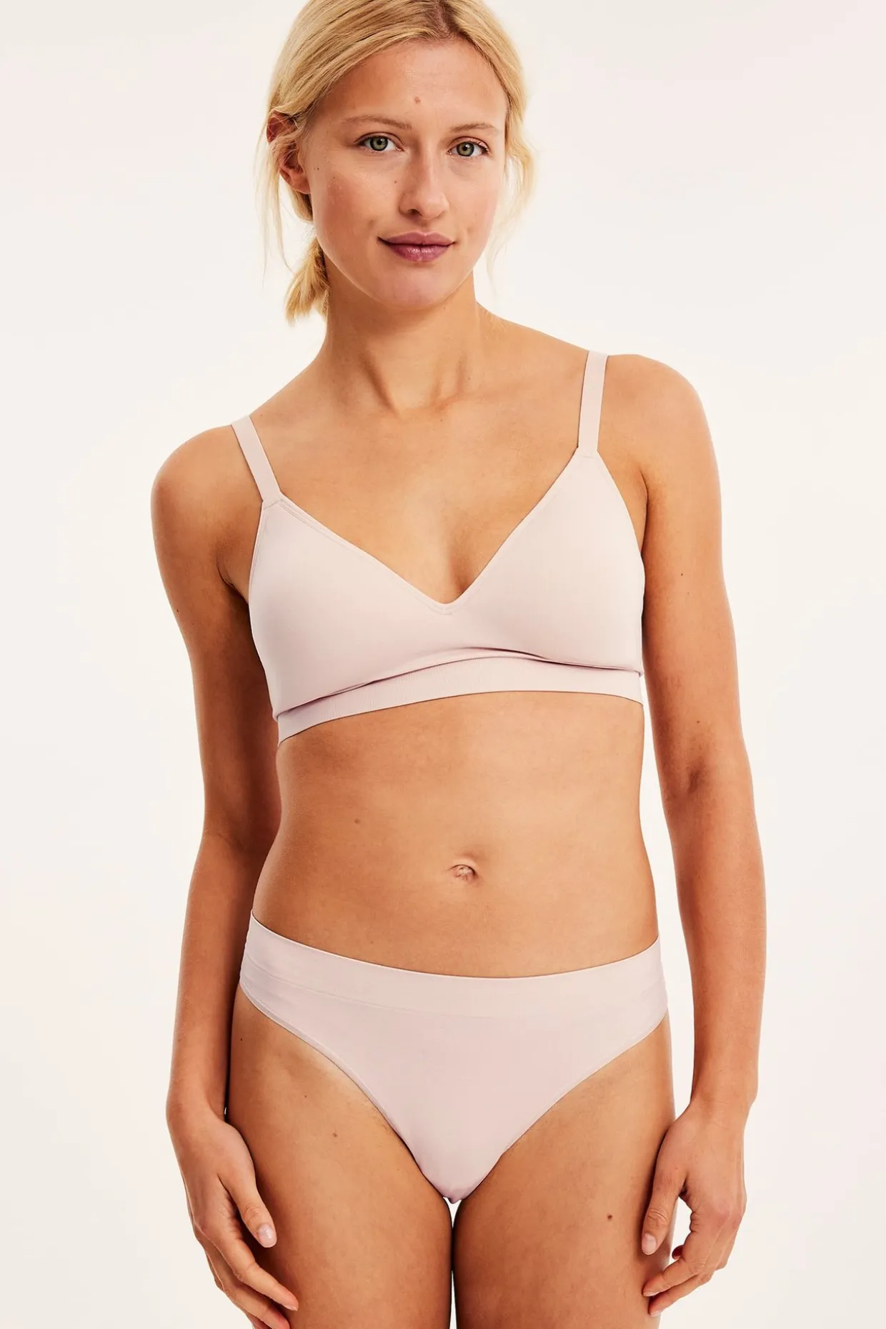 Seamless stringit | Vaaleanpunainen | Naiset | Kappahl