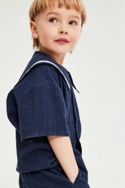Setti, johon kuuluu paita ja shortsit | Sininen | Lapset | Kappahl