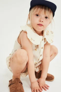 Setti, johon kuuluu toppi ja shortsit | Beige | Lapset | Kappahl