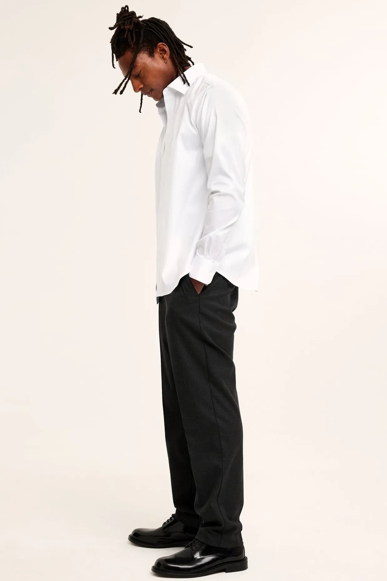Slim fit paita | Valkoinen | Miehet | Kappahl