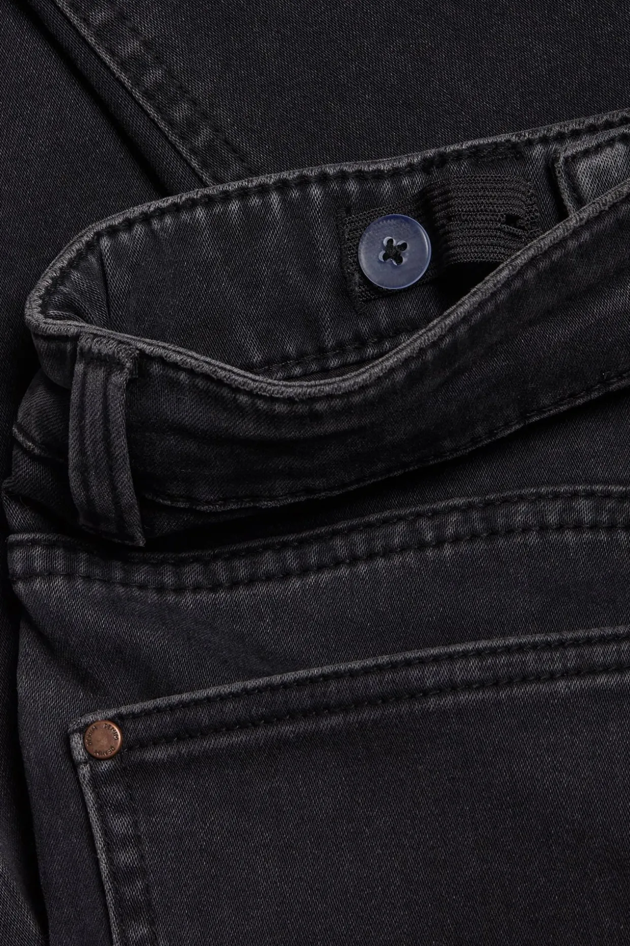 Slim jeans jogger denim | Musta denim | Lapset | Kappahl