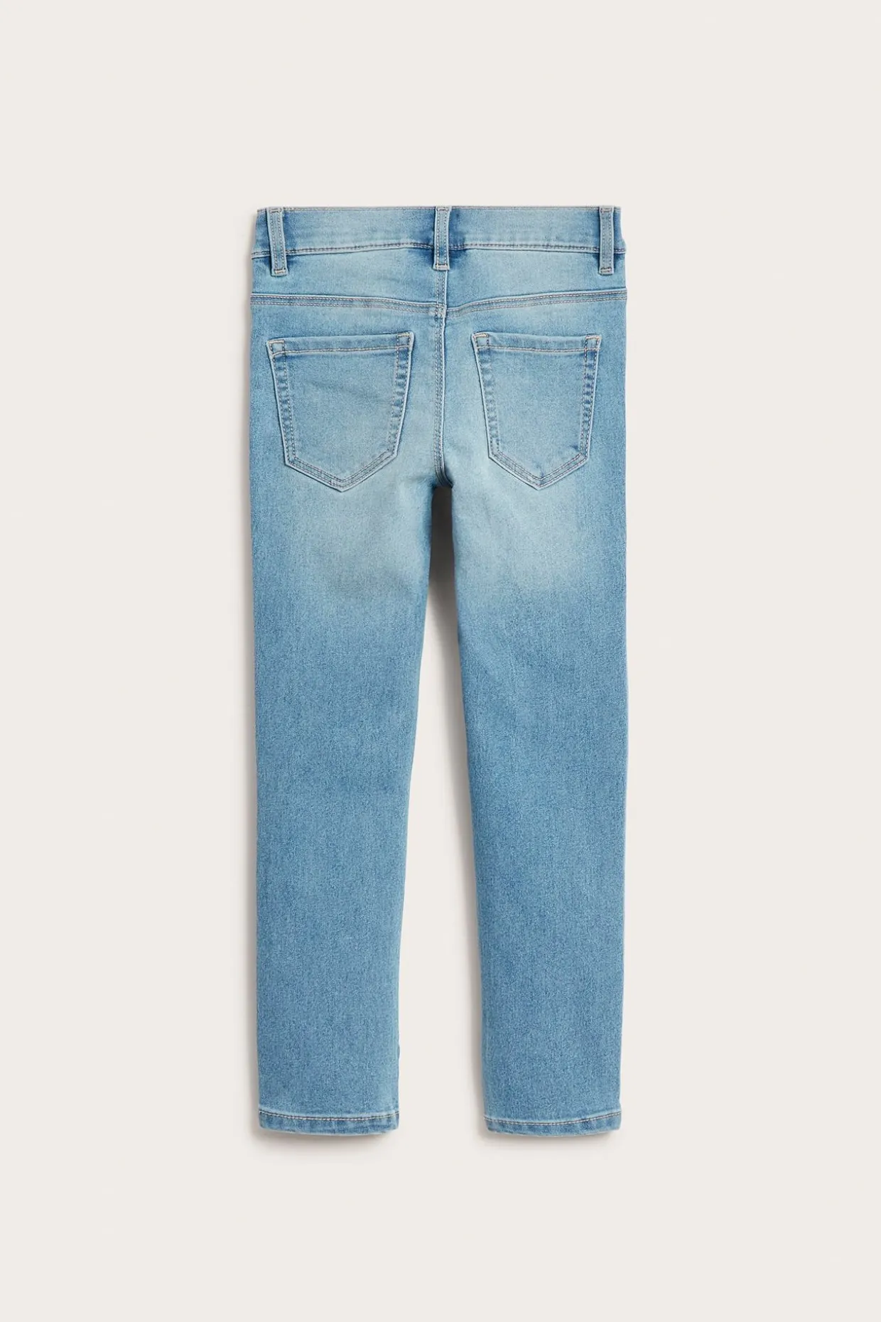 Slim leggings kirjotuilla perhosilla | Vaalea denim | Lapset | Kappahl
