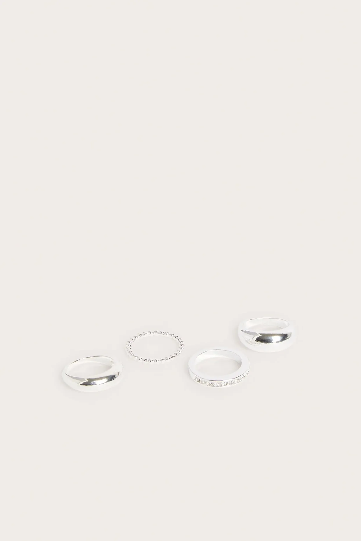 Sormukset, 4‑pack | Hopea | Naiset | Kappahl