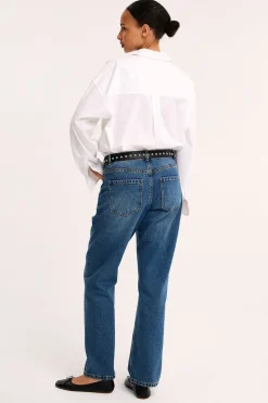 Straight jeans high waist | Denim | Naiset | Kappahl