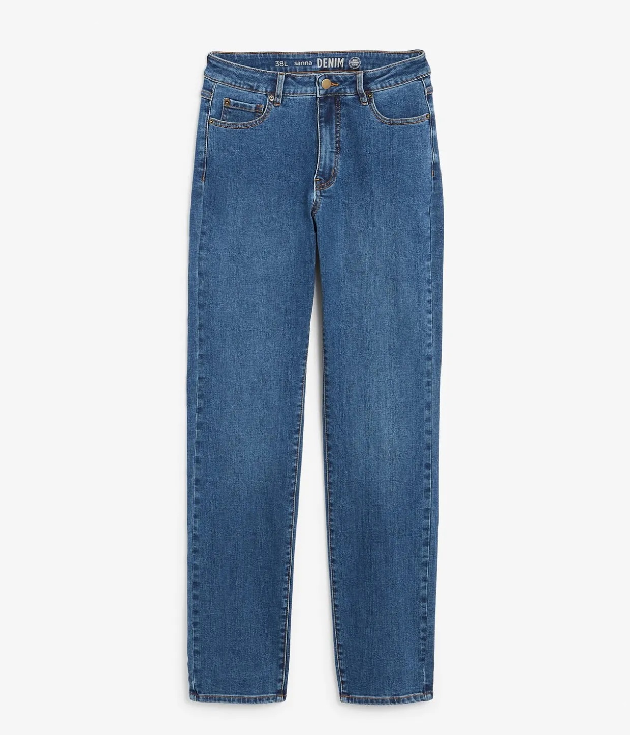 Straight jeans high waist long leg