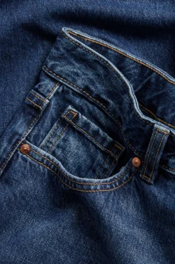Straight jeans high waist non stretch | Tumma denim | Naiset | Kappahl