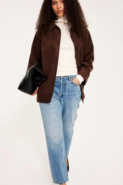 Straight jeans high waist non stretch