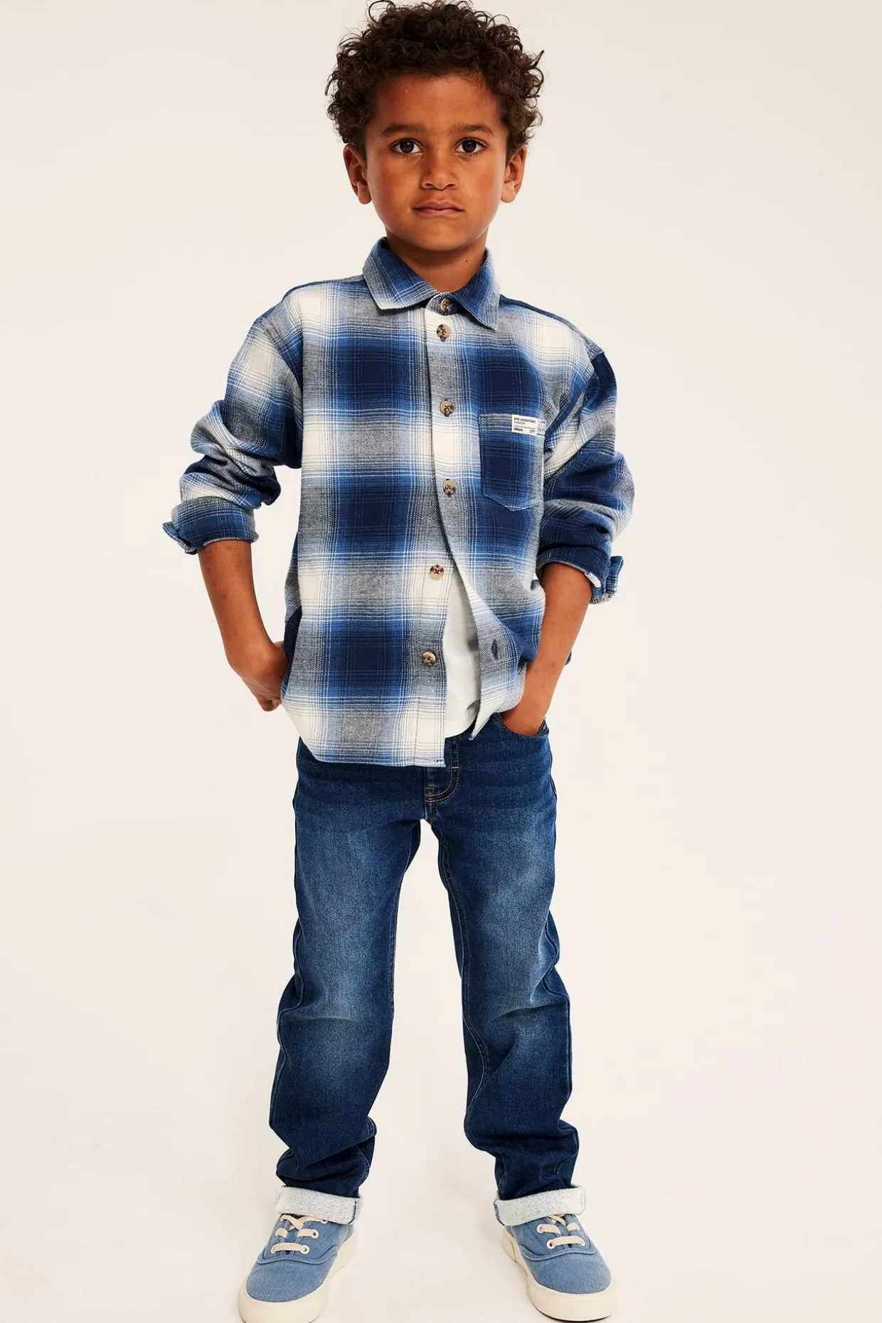 Straight jeans jogger denim | Denim | Lapset | Kappahl