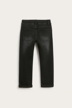 Straight jeans jogger denim | Musta denim | Lapset | Kappahl
