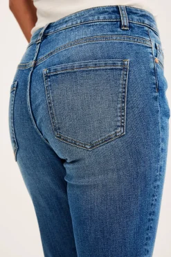 Straight jeans mid waist | Denim | Naiset | Kappahl