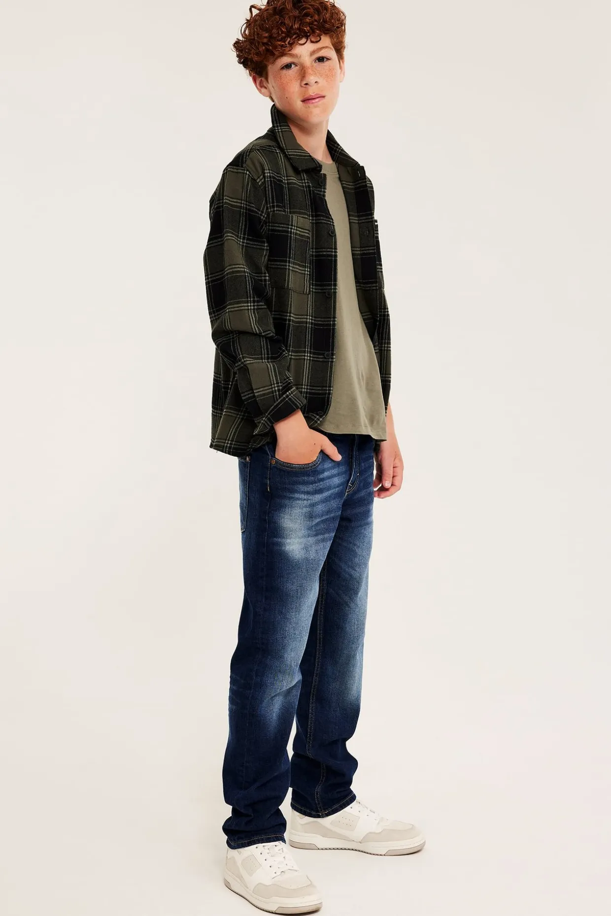 Straight jeans mid waist | Denim | Lapset | Kappahl