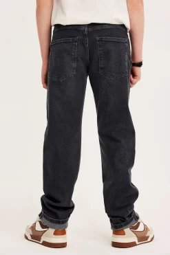 Straight jeans mid waist | Hopeanharmaa | Lapset | Kappahl
