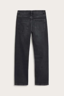 Straight jeans mid waist | Hopeanharmaa | Lapset | Kappahl