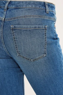 Straight jeans mid waist short leg | Denim | Naiset | Kappahl