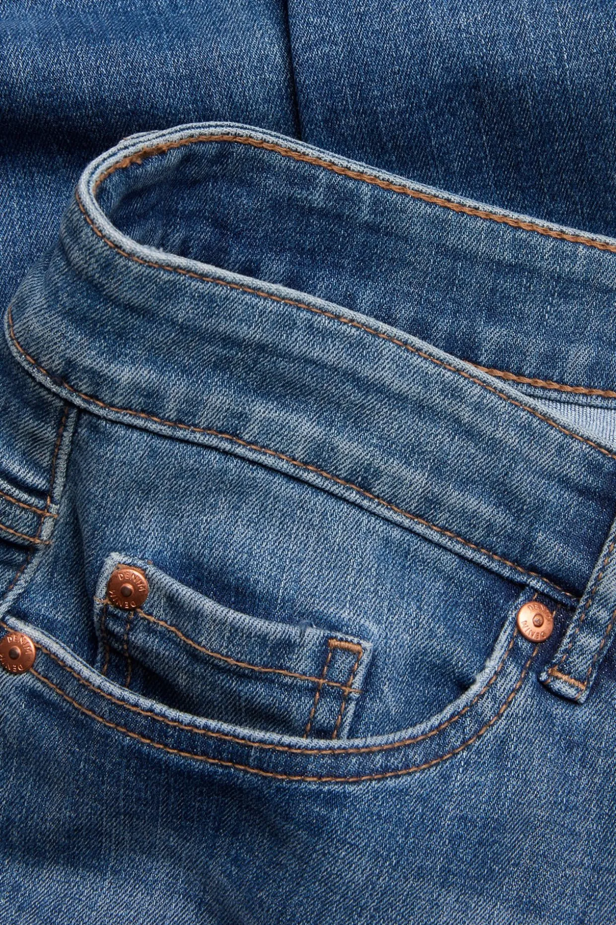 Straight jeans mid waist short leg | Denim | Naiset | Kappahl