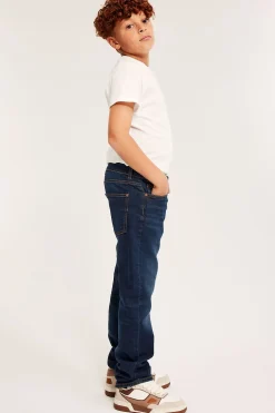 Straight jeans mid waist | Tumma denim | Lapset | Kappahl