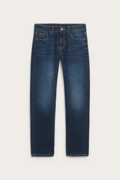 Straight jeans mid waist | Tumma denim | Lapset | Kappahl