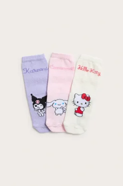 Sukat Hello Kitty, 3-pack | Luonnonvalkoinen | Lapset | Kappahl
