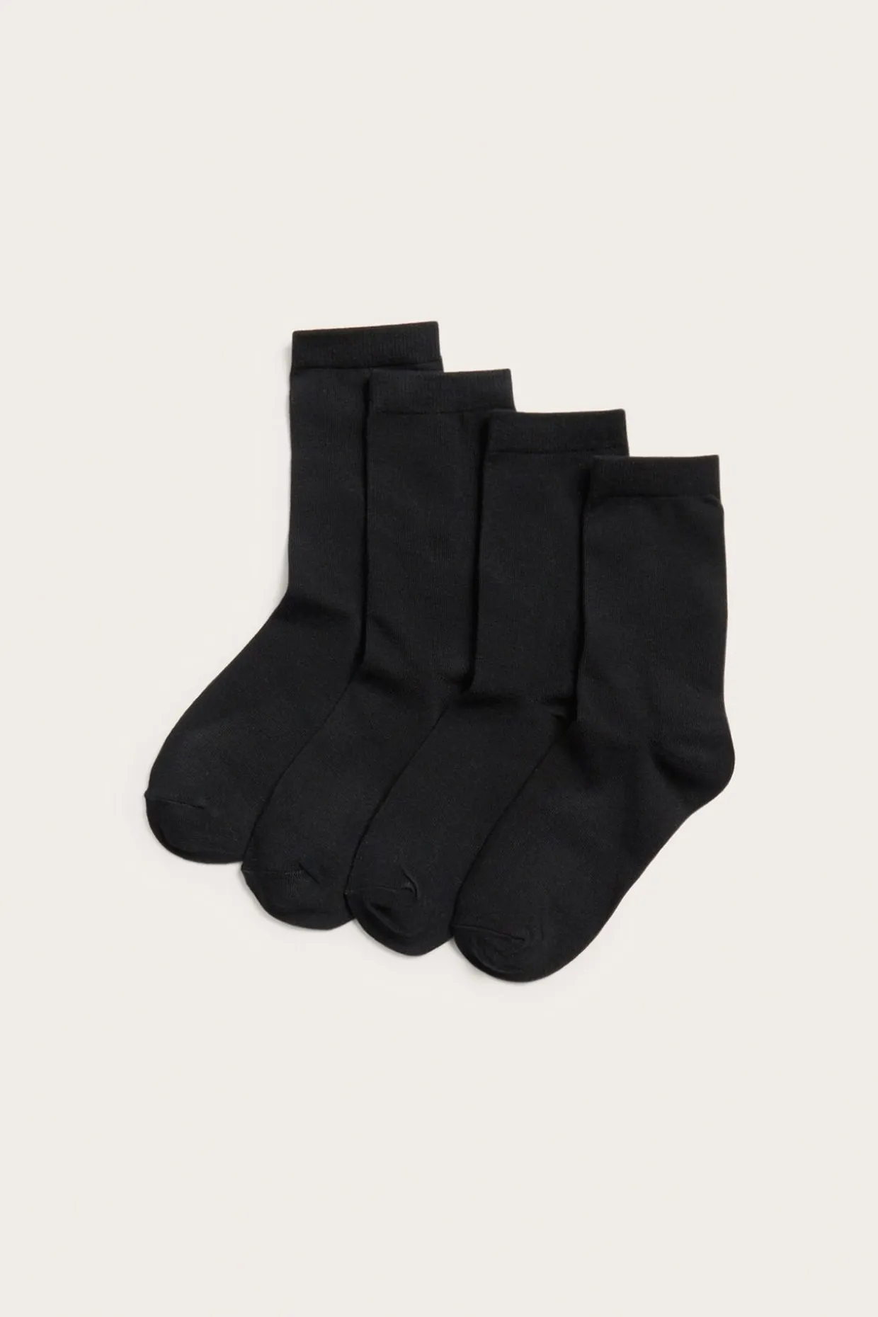 Sukat 4-pack | Musta | Naiset | Kappahl