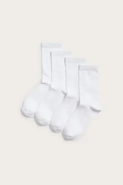 Sukat 4-pack | Valkoinen | Naiset | Kappahl