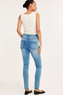 Super slim jeans high waist | Denim | Naiset | Kappahl