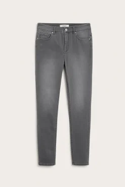 Super slim jeans high waist | Hopeanharmaa | Naiset | Kappahl