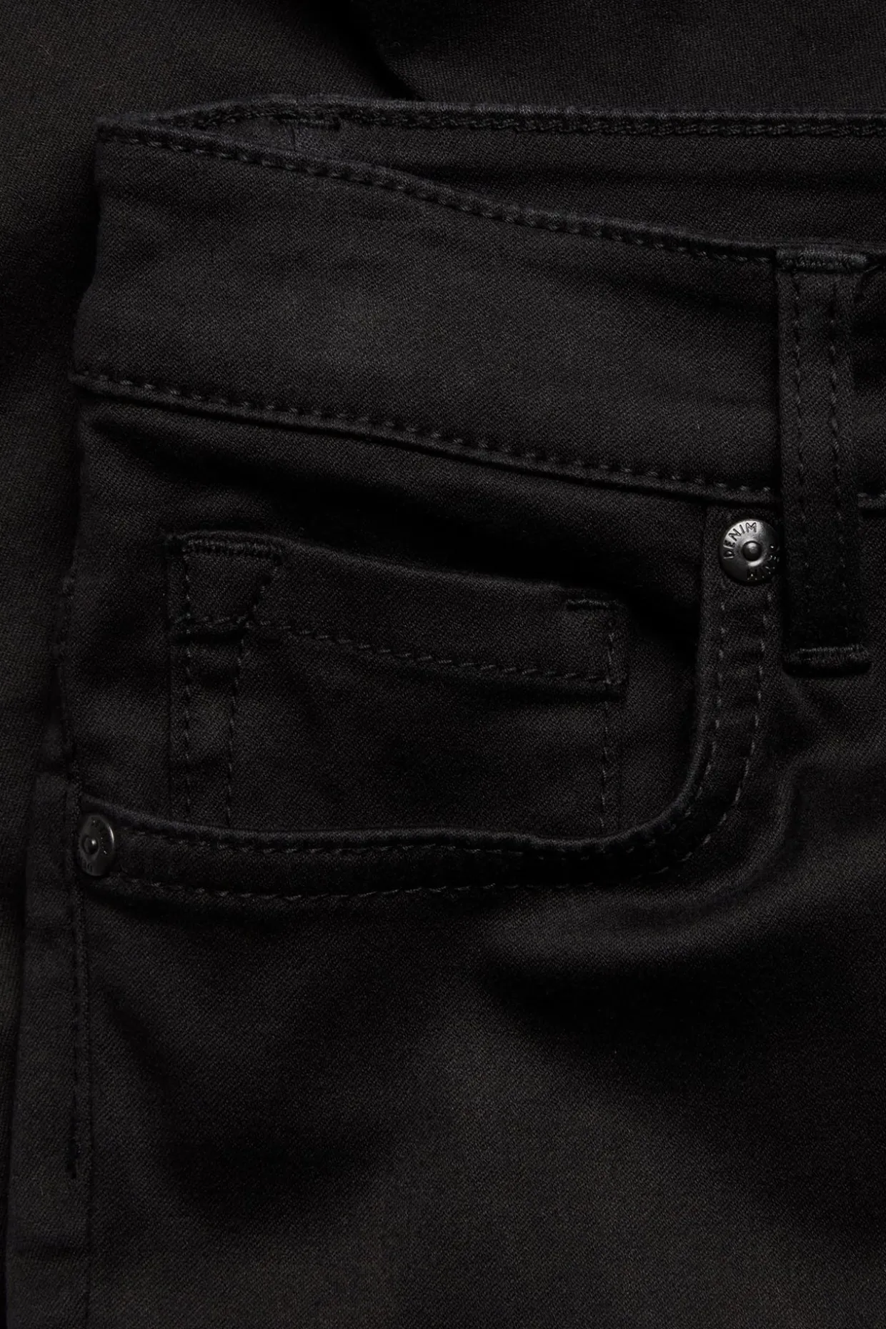 Super slim jeans high waist | Musta | Naiset | Kappahl