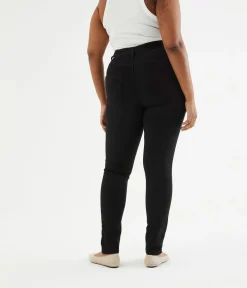 Super slim jeans high waist | Musta | Naiset | Kappahl