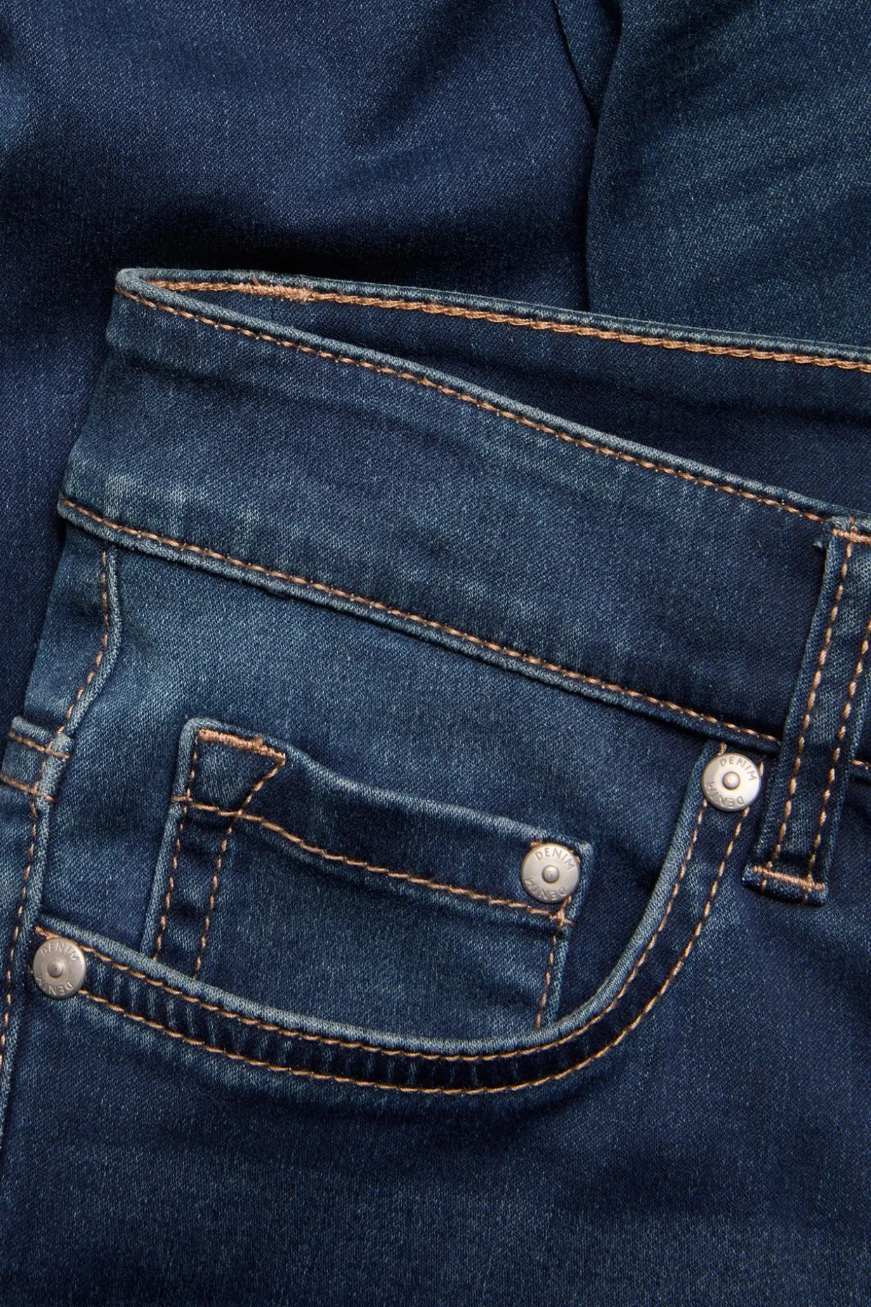 Super slim jeans high waist | Tumma denim | Naiset | Kappahl