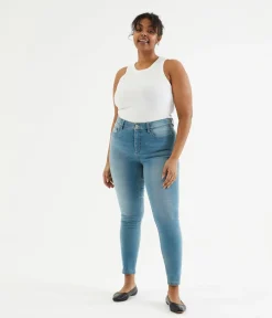 Super slim jeans short leg | Denim | Naiset | Kappahl