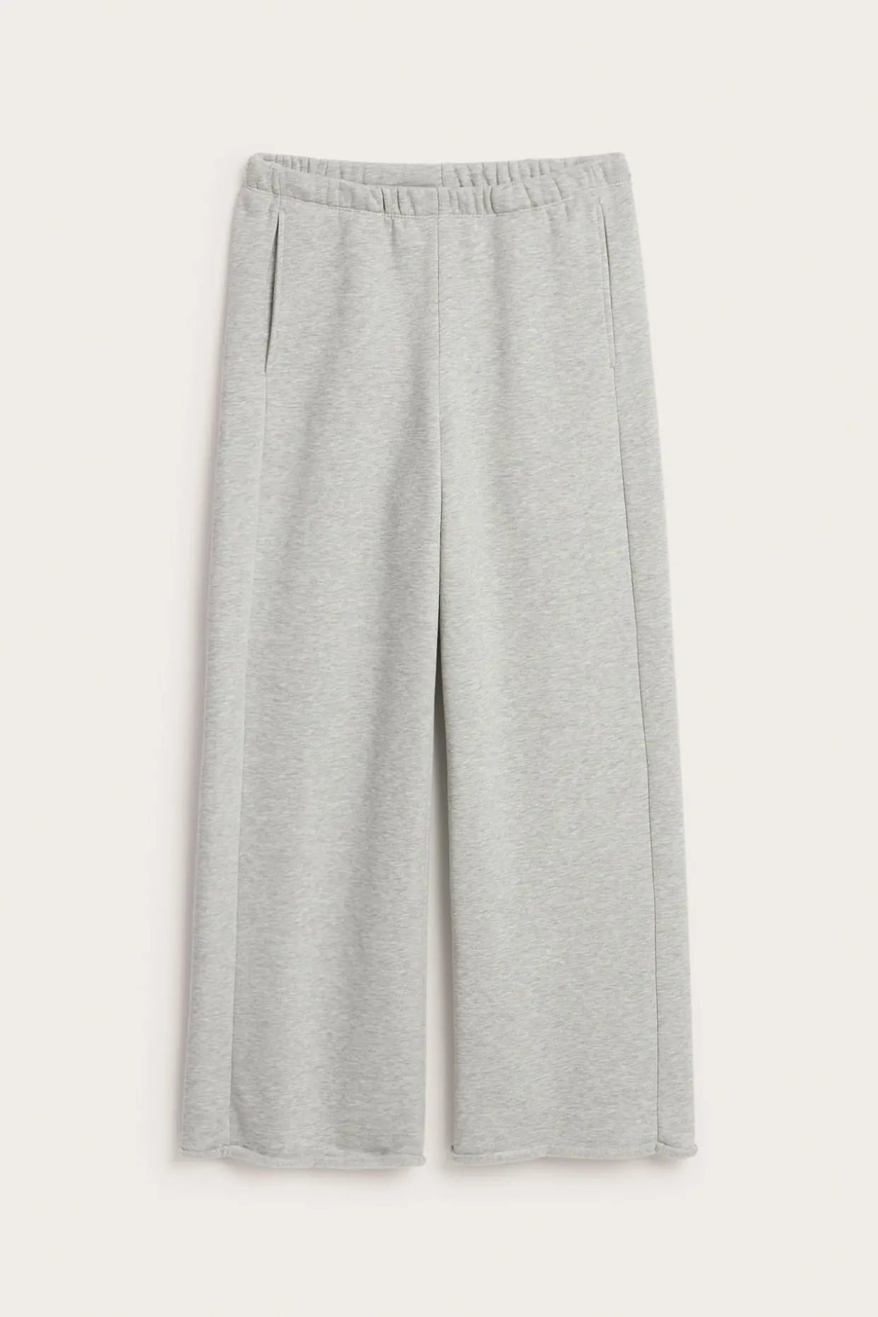 Sweatpants wid fit | Vaaleanharmaa | Naiset | Kappahl